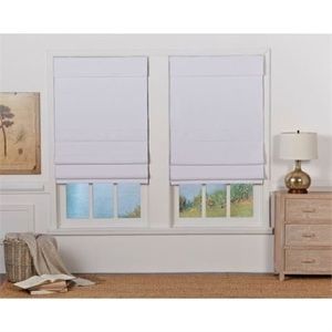 Taylor& Olive White Insulating Cordless Roman Shade-57x72 (x2)